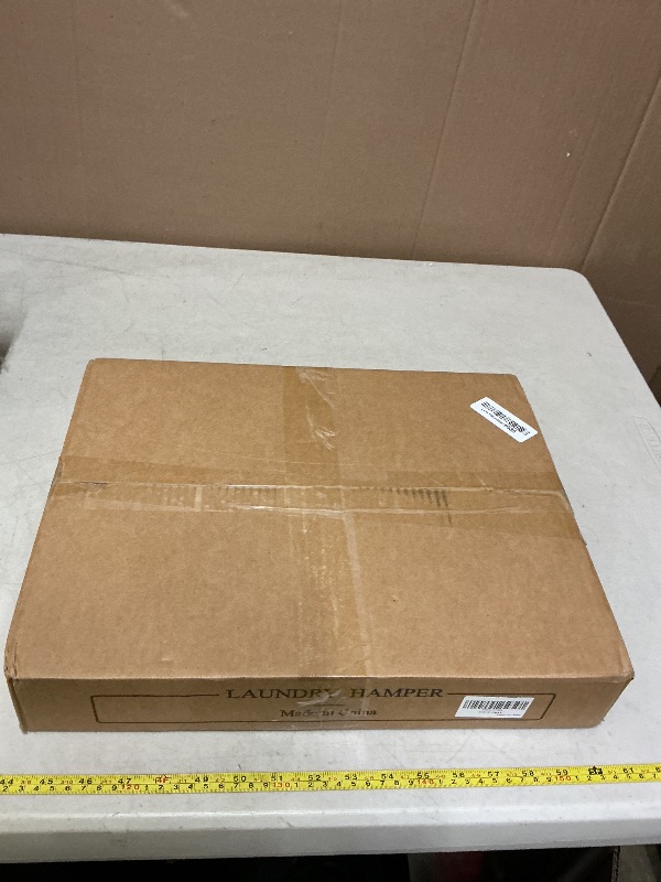 Photo 1 of 150L (40 Gal) Large Fashion Laundry Basket with Wheels, Leather Patchwork Rolling Hamper Carts, Sturdy Metal Frame, Removable Washable Bag, Tall Clothes Sorter for Bedroom, Laundry Room, Dorm - Gray