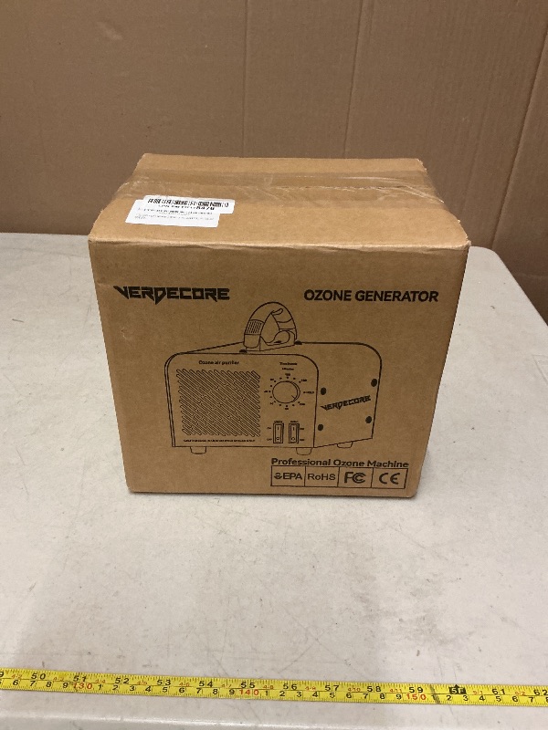 Photo 1 of 120,000mg/h 0zone Generator High Capacity Ozone Machine & Negative Ion Air Purifier for Home, Car, Pet Odor Removal, O3 Odor Eliminator up to 2,500 Sq. Ft.(Blue)