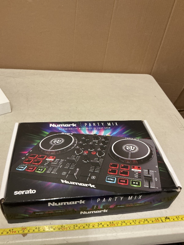 Photo 1 of Numark Party Mix II DJ Controller with Lights, 2 Decks, Mixer, Audio Interface and Serato Lite