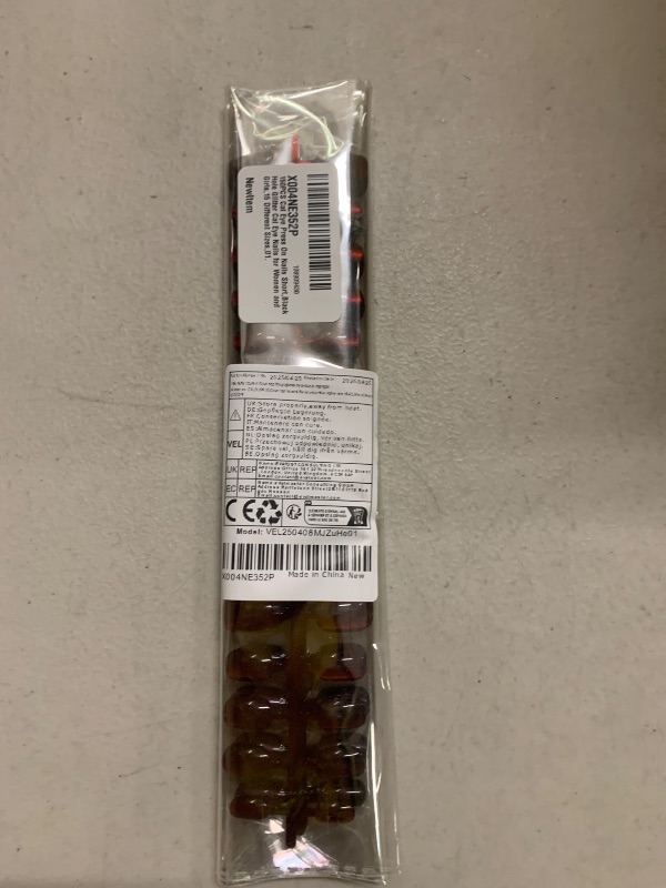 Photo 1 of 150PCS Cat Eye Press On Nails Short,Black Hole Glitter Cat Eye Nails for Women and Girls,15 Different Sizes,01.