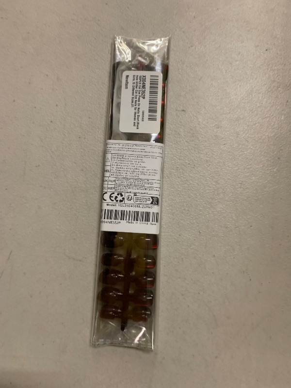 Photo 1 of 150PCS Cat Eye Press On Nails Short,Black Hole Glitter Cat Eye Nails for Women and Girls,15 Different Sizes,01.