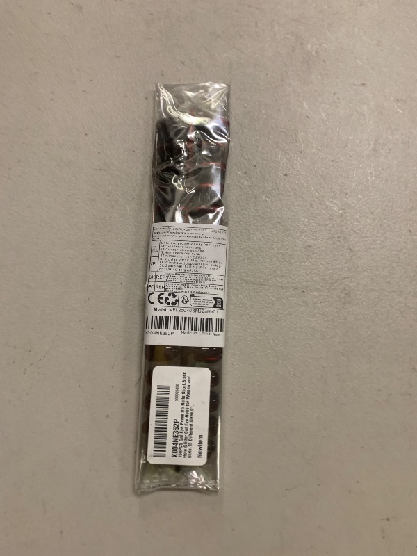 Photo 1 of 150PCS Cat Eye Press On Nails Short,Black Hole Glitter Cat Eye Nails for Women and Girls,15 Different Sizes,01.