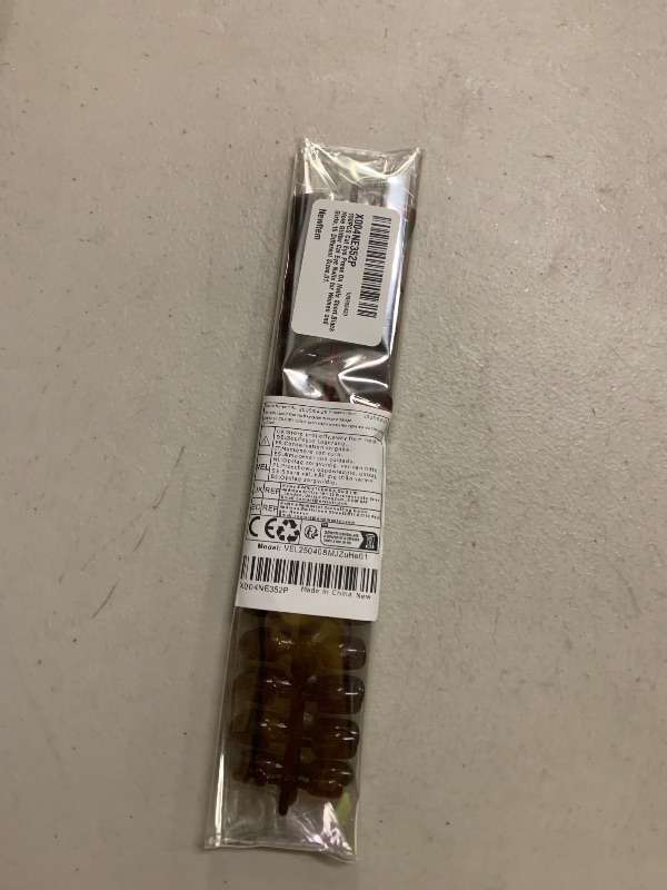 Photo 1 of 150PCS Cat Eye Press On Nails Short,Black Hole Glitter Cat Eye Nails for Women and Girls,15 Different Sizes,01.