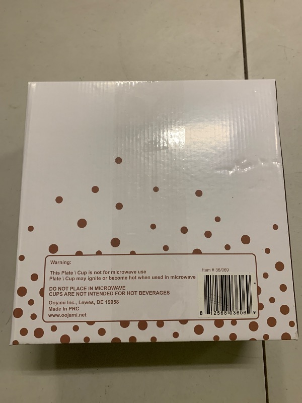 Photo 1 of 24 guest Complete Party Pack Rose Gold Polka Dot Foil Party Supplies Party Tableware Foil Paper Plates Napkins Straws, Table Covers for Weddings, Anniversary, Birthday