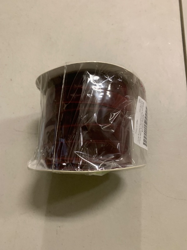 Photo 1 of Abbaoww Burgundy Velvet Ribbon 5/8 Inch Wide 50 Yards Christmas Ribbon for Gift Wrapping Flower Bouquet Bow Making Crafts Home Decor