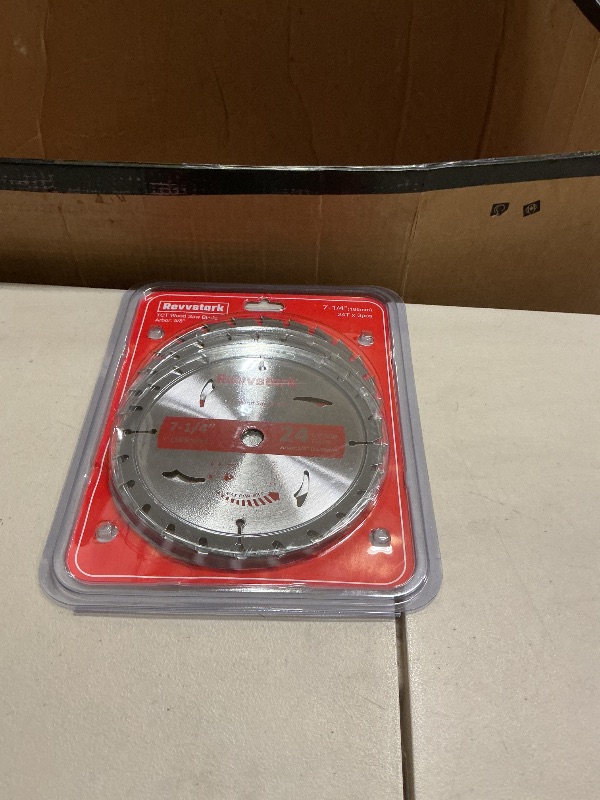Photo 1 of 3 Pack Circular Saw Blade 7-1/4" 24T with 5/8" Arbor, Carbide Tipped Teeth, TCT Saw Blades for Cutting Various Wood, Plastic and Composite Materials, Fit Dewalt Craftsman Ryobi Milwaukee