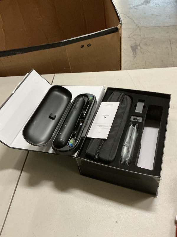 Photo 1 of 2-1 Oral Clean Kit- Water Dental flosser & Electric Toothbrush Combo- Brushing & Flossing- for Teeth Cleaning and Gum Health (Black)