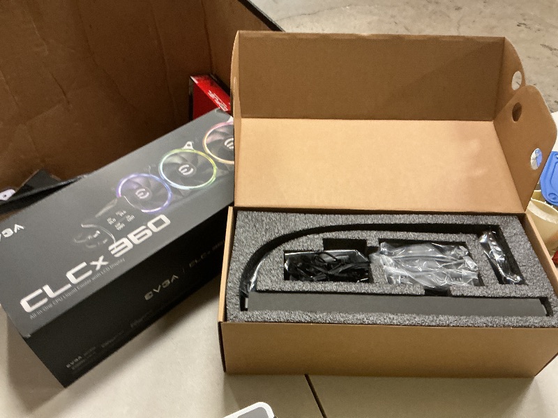 View 2 of EVGA CLCx 360mm All-in-One LCD CPU Liquid Cooler, 3X 120mm PWM ARGB Fans, Intel, AMD, 5 YR Warranty, 400-HY-CX36-V1
