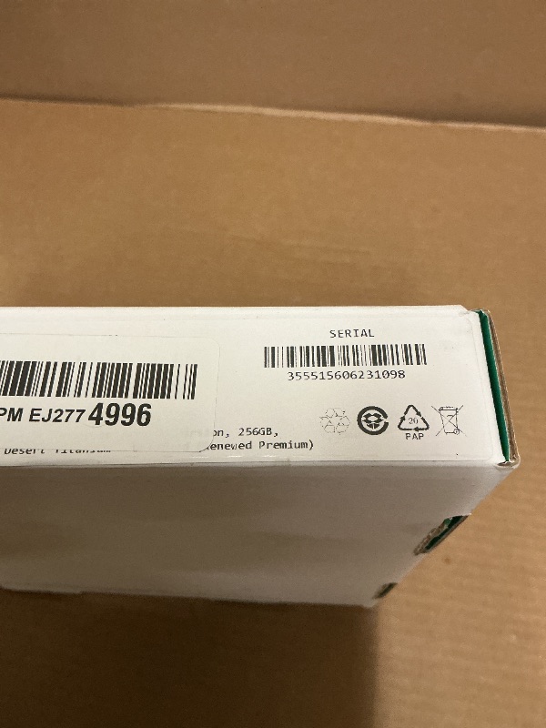 Photo 1 of *LOCKED** Apple iPhone 16 Pro, US Version, 256GB, Desert Titanium - Unlocked (Renewed Premium)