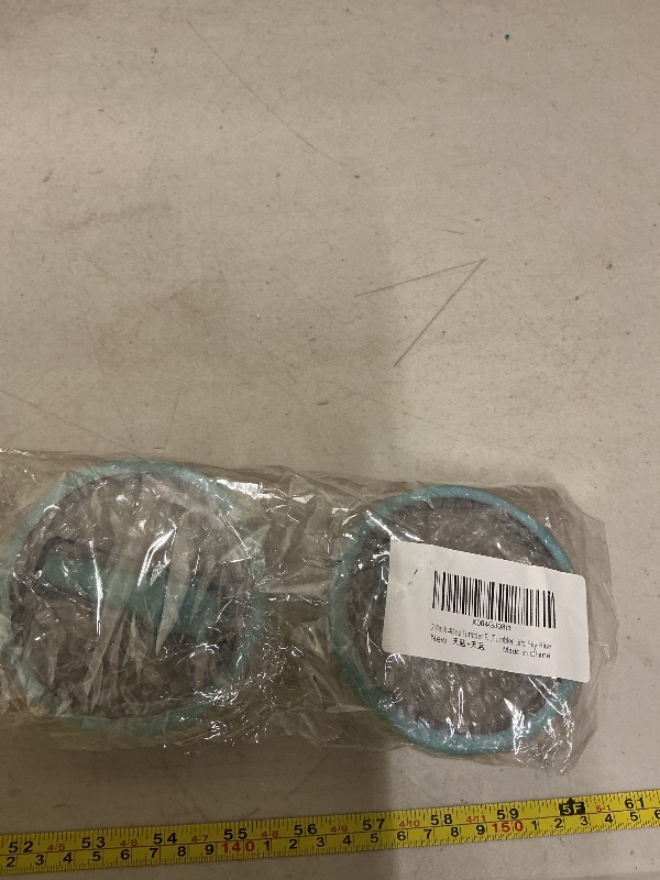 Photo 1 of 2 Pack Flip Straw Leak Proof Lid for Stanley 40 oz Tumbler Quencher - Reusable Spill Proof Lid Top Cover Stanley 40oz Cup Accessories - Replacement of Leaking Original Stanley Lids - Sky Blue