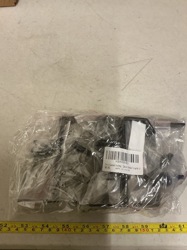 Photo 1 of 2 in 1 Garland Stocking Hangers, Christmas Stocking Hook, Adjustable Fireplace Stocking and Garland Hanger, Heavy Duty Garland and Stocking Holders with 2 Hooks for Christmas Decor (Black, Large4pcs)