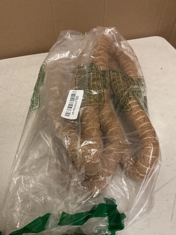 Photo 1 of 2 Pack Moss Pole, 63 Inch Bendable Moss Poles for Plants Monstera Long for Climbing Plants, Extra Large Handmade Pole Plant Sticks Support Stakes for Indoor Plants to Grow Upwards