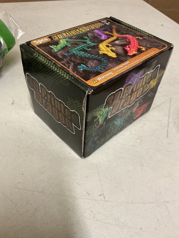 Photo 1 of 5PCS 12" 3D Printed Dragon Set Articulated Crystal Dragons Dragon Desk Toys, 3D Printed Animals Cool Unique Birthday Gifts for Teen Adult Novelty Christmas Stocking Stuffers Gadget for Men Boy