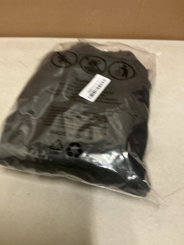 Photo 1 of *INCOMPLETE** KUGVDI Halloween Knight Costume Men Tunic Hooded Robe Full Set with Lightsaber Halloween Cosplay Outfits (Black, L)