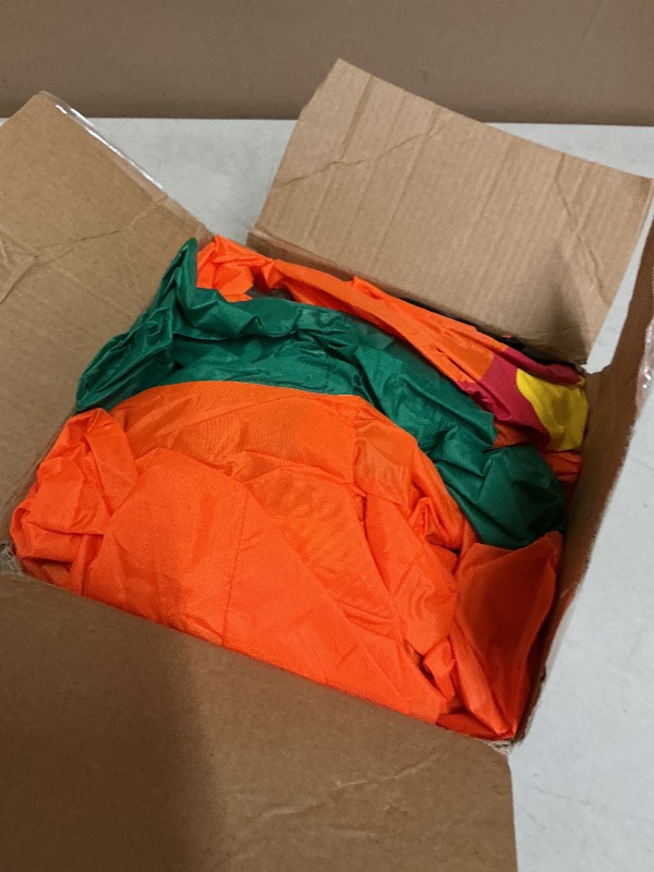 Photo 1 of 4 FT Halloween Inflatable Outdoor Decorations, Trunk Or Treat Car Decoration, Halloween Blow Ups with Built-in LEDs, Inflatable Pumpkin Decoration for Outside