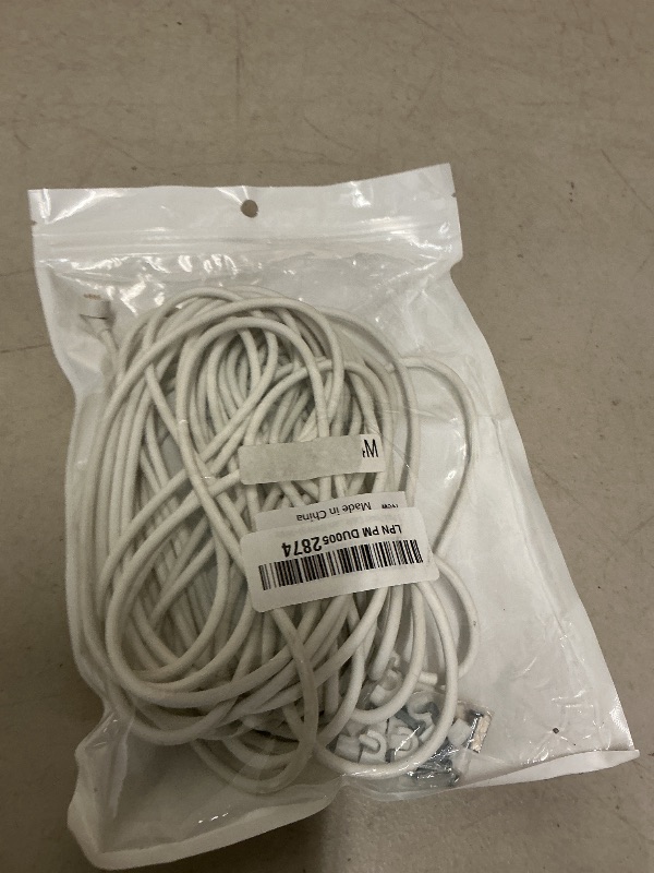 Photo 1 of 1 Pack Power Cable Compatible with Google Nest Camera Charging Cable, 34FT/10.4M Weatherproof Charging Cable for Nest Camera Continuously Power Your Nest Cam (Battery) - White