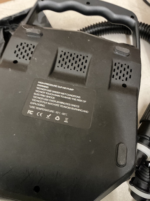 Photo 1 of 50PSI Paddle Board Pump Electric Portable, 10000mAh Sup Pump with Auto-Off,9 Modes Paddleboard Pump for Stand Up Paddle Board/Car/Kayak/Motorcycle/Bicycle (Rechargeable) (Rechargeable)