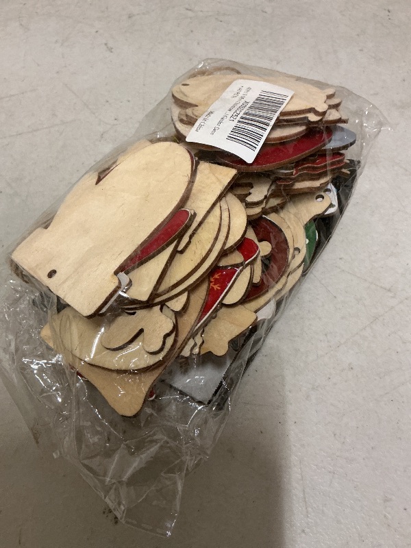 Photo 1 of 40PCS Mini Christmas Hanging Ornaments, Rustic Tiny Christmas Figurines for Tree Xmas Miniatures Figurines and DIY Home Wall Garden Decor