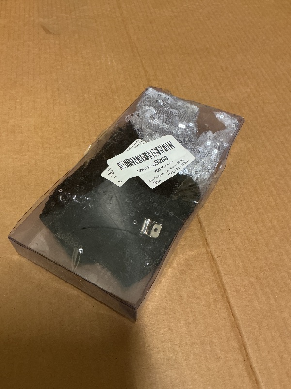 Photo 1 of 2Pcs Big Glitter Layered Hair Bows for Women Girls 8 Inch Barrette Hair Clip Black Sliver Sparkly Large Long Bows Style Hair Accessories (Black+Silver)