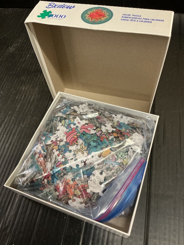 Photo 1 of 1000 Piece Puzzles for Adults Jigsaw Puzzles 1000 Pieces Round Puzzle-Two Swans Jigsaw Puzzle for Gift