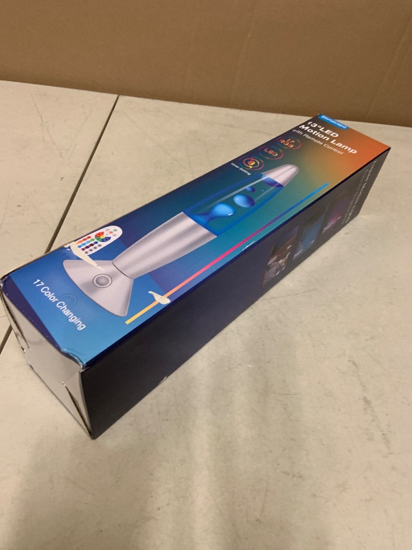 Photo 1 of 17 Colors Changing Liquid Motion Lamp with Remote: 13.5" Purple LED Night Light for Kids Adults - Relaxing Table lamp for Bedroom Office - Glitter Mood Lighting for Home Decor Christmas Decorations