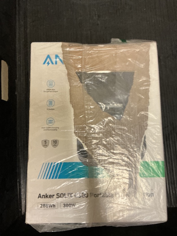 Photo 1 of Anker Portable Power Station SOLIX C300, 288Wh LiFePO4 Battery, 300W (600W Surge) Solar Generator, 140W Two-Way Fast Charging, for Outdoor Camping, Traveling, and Emergencies (Solar Panel Optional)
