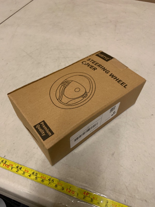 Photo 1 of ?2025 Model? Breathable Soft Leather Car Steering Wheel Cover for Men Women, Non-Slip, Comfortable,Universal 15 inches Steering Wheels, Black