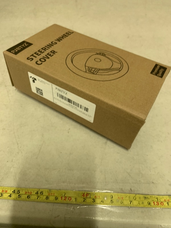 Photo 1 of ?2025 Model? Breathable Soft Leather Car Steering Wheel Cover for Men Women, Non-Slip, Comfortable,Universal 15 inches Steering Wheels, Grey