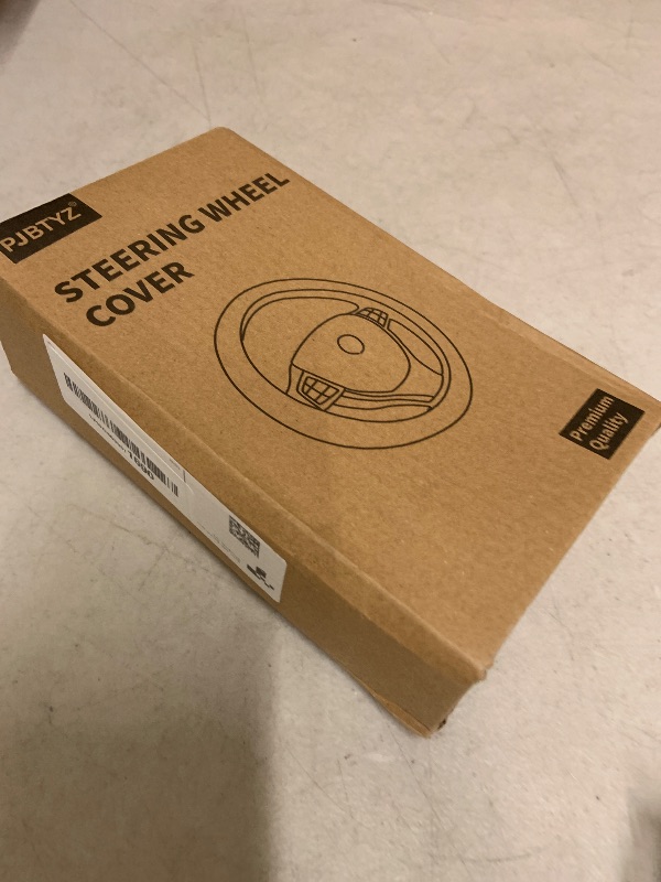 Photo 1 of ?2025 Model? Breathable Soft Leather Car Steering Wheel Cover for Men Women, Non-Slip, Comfortable,Universal 15 inches Steering Wheels, Black