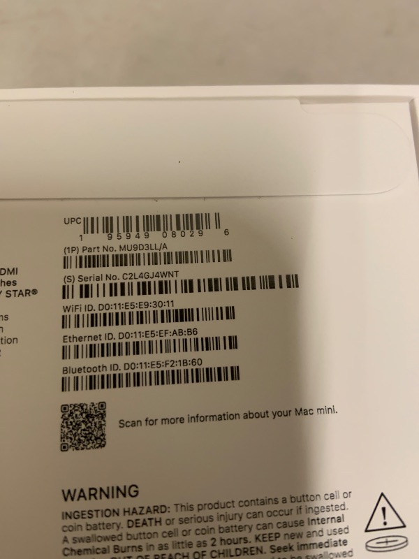 Photo 1 of Apple 2024 Mac mini Desktop Computer with M4 chip with 10?core CPU and 10?core GPU: Built for Apple Intelligence, 16GB Unified Memory, 256GB SSD Storage, Gigabit Ethernet. Works with iPhone/iPad