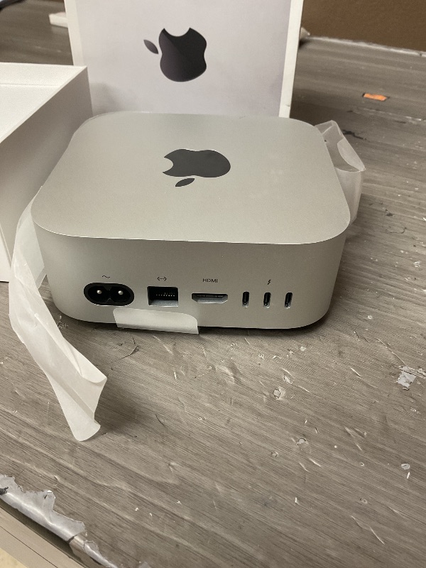 Photo 1 of Apple 2024 Mac mini Desktop Computer with M4 Pro chip with 12?core CPU and 16?core GPU: Built for Apple Intelligence, 24GB Unified Memory, 512GB SSD Storage, Gigabit Ethernet. Works with iPhone/iPad