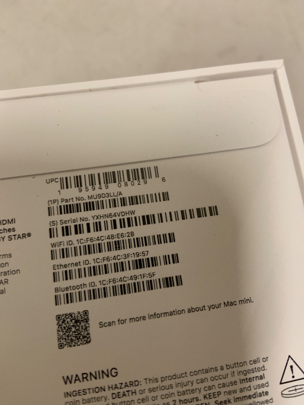 Photo 1 of Apple 2024 Mac mini Desktop Computer with M4 chip with 10?core CPU and 10?core GPU: Built for Apple Intelligence, 16GB Unified Memory, 256GB SSD Storage, Gigabit Ethernet. Works with iPhone/iPad