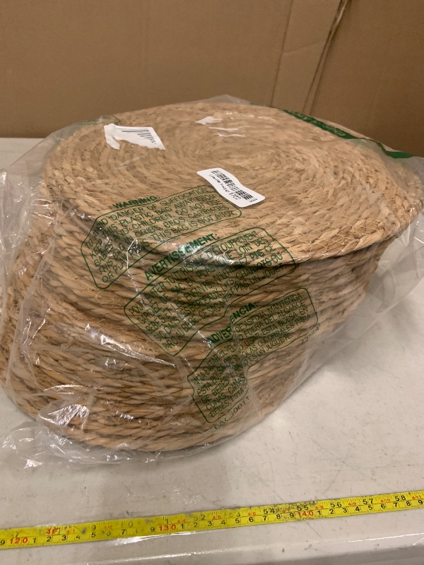 Photo 1 of 13.5'' Round Woven Placemats Set of 12, Boho Rattan Chargers for Dinner Plates, Rustic Wicker Place Mats, Straw Braided Table Placemats, for Dining Table, Thanksgiving, Fall, Farmhouse, and Christmas