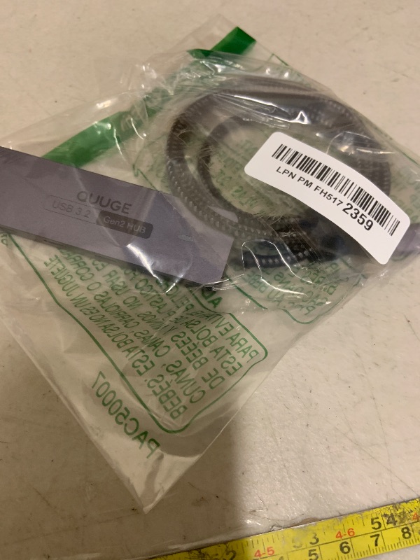 Photo 1 of 10Gbps USB C Hub: Splitter with 4 USB-C Ports High-Speed Type-C Multiport Adapter 1M(3.3Ft) Nylon Cable Compatible with MacBook Pro/Air, iPad Pro/Mini 6, Surface Pro, Chromebook, Dell XPS and More