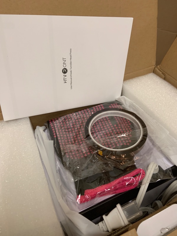 Photo 1 of HTVRONT Auto Tumbler Heat Press Machine - Mug Heat Press Heat Up Fast & Even, Professional Tumbler Press High-Security for 2.95"-3.18" Sublimation Tumblers, Cups, Glasses and Mugs, White