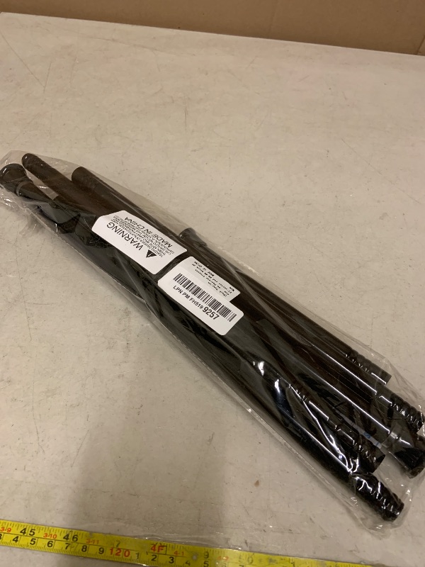 Photo 1 of 2Pack Tension Rod 24-48Inch Black Curtain Rods for Windows Spring Adjustable Curtain Rods no Drilling Tension Curtain Rods for Window,Doorway,Closets