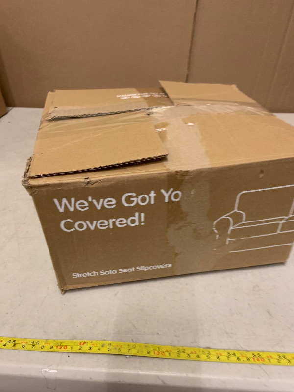 Photo 1 of SUBRTEX 3 Pieces Stretch Sofa Slipcover Sets Couch Cover Sets Backrest Cushion Covers Furniture Protector Collection Set for Oversize Sofa Loveseat Chair Slip Covers(Small, Ivory)