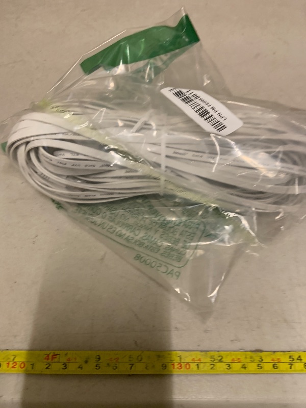 Photo 1 of Jadaol Cat 6 Ethernet Cable 35 ft, 10Gbps Support Cat8 Cat7 Network, Flat RJ45 LAN Patch Cable, High-Speed Wired Internet Cable for Router, Modem, Switch, Gaming Consoles, PC, Streaming Devices, White