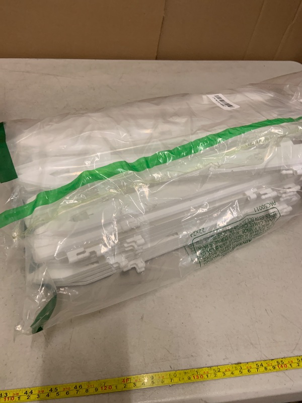 Photo 1 of 16" Extra Tall Fence for Christmas Tree,24PCS White Picket Fence Gate Barrier with Tree Patterns Christmas Tree Gate for Pets(24" H x 5" W Each)