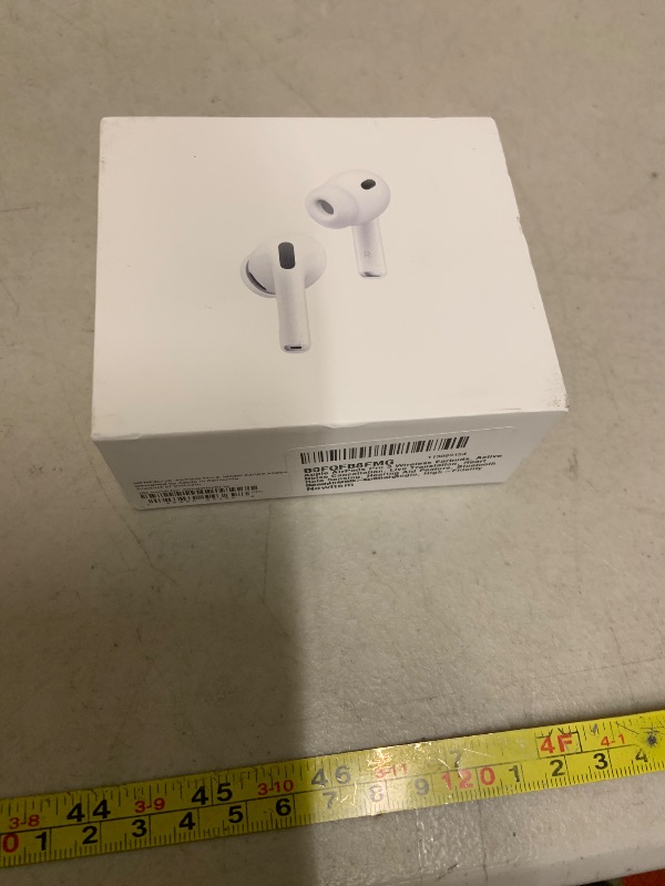 Photo 1 of *SEE CLERK NOTES* Apple AirPods Pro 3 Wireless Earbuds, Active Noise Cancellation, Live Translation, Heart Rate Sensing, Hearing Aid Feature, Bluetooth Headphones, Spatial Audio, High-Fidelity Sound, USB-C Charging