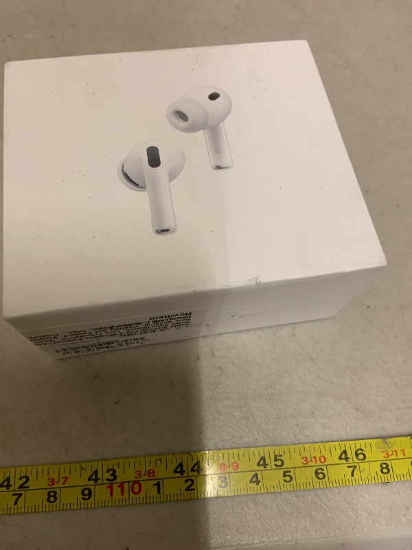 Photo 1 of Apple AirPods Pro 3 Wireless Earbuds, Active Noise Cancellation, Live Translation, Heart Rate Sensing, Hearing Aid Feature, Bluetooth Headphones, Spatial Audio, High-Fidelity Sound, USB-C Charging