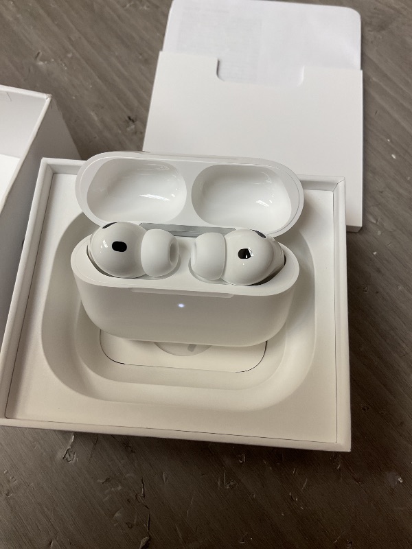 Photo 1 of Apple AirPods Pro 3 Wireless Earbuds, Active Noise Cancellation, Live Translation, Heart Rate Sensing, Hearing Aid Feature, Bluetooth Headphones, Spatial Audio, High-Fidelity Sound, USB-C Charging