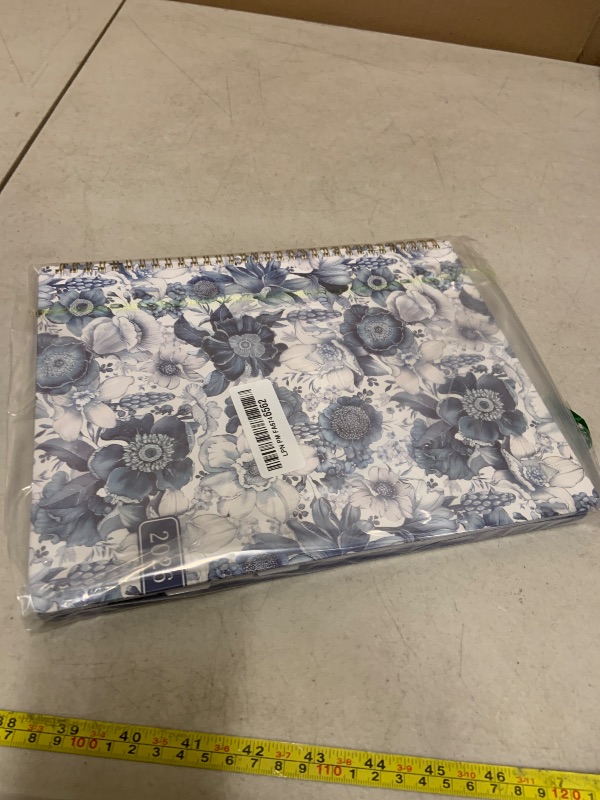 Photo 1 of 2026 Planner, Monthly and Weekly Calendar Planner for Women, Jan 2026 - Dec 2026, Hardcover Pretty 2026 Agenda Planner Book with Tabs, Spiral Bound, Perfect for School Office Home Supplies, 8.5" x 11" - Blue Floral