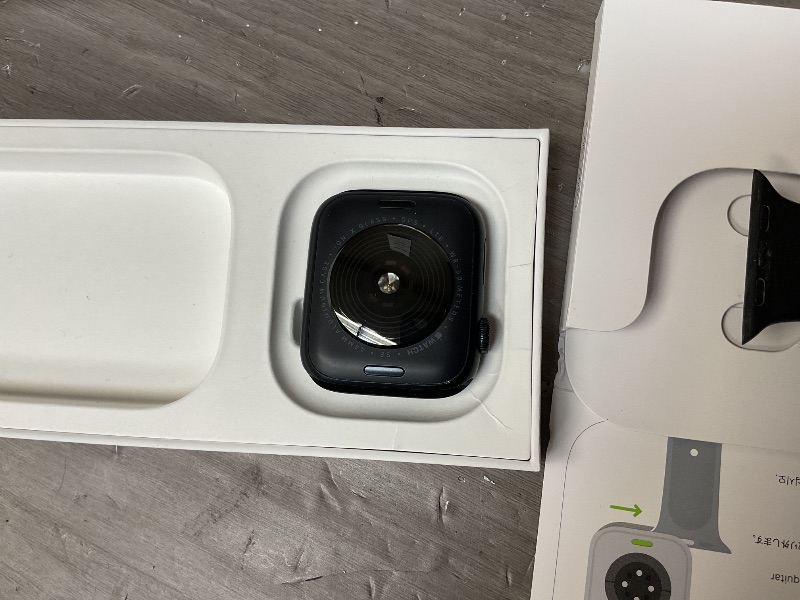 Photo 1 of Apple Watch SE (2nd Gen) [GPS 40mm] Smartwatch with Midnight Aluminum Case with Midnight Sport Band S/M. Fitness and Sleep Trackers, Crash Detection, Heart Rate Monitor, Retina Display