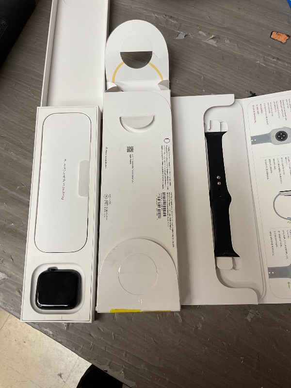 Photo 1 of Apple Watch SE (2nd Gen) [GPS 40mm] Smartwatch with Midnight Aluminum Case with Midnight Sport Band S/M. Fitness and Sleep Trackers, Crash Detection, Heart Rate Monitor, Retina Display