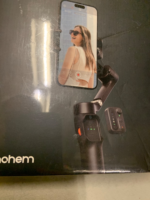 Photo 1 of hohem iSteady X3 Ultra Gimbal Stabilizer for iPhone, Phone Gimbal with AI Auto Tracking, Detachable Touchscreen Remote, Built-in Extension Rod, Tripod, Fill Light, for Vlog, Travel, Pet, Fitness x3