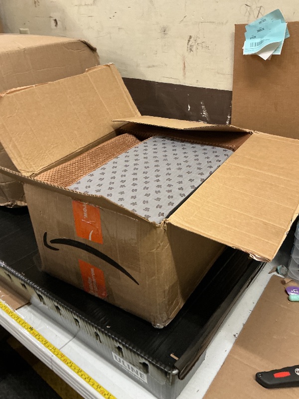 Photo 1 of 40D Density Foam Dog Ramp with Anti-Slip Bump for Stairs Suits for Small Dogs Cats, Pet Steps Stairs for Staircase Stairs Self-Sticky Pads to Fix(6Pack, Brown)