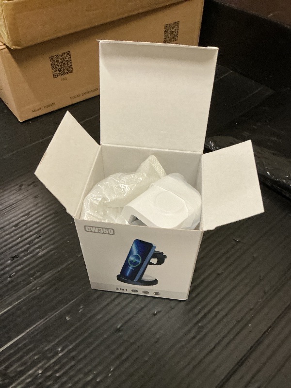 Photo 1 of 3 in 1 Charging Station for iPhone - Wireless Charger for Apple Products Multiple Devices - Charging Dock Stand for AirPods (for iPhone 17 16e 16 15 14 13 pro 12 11 X Max)