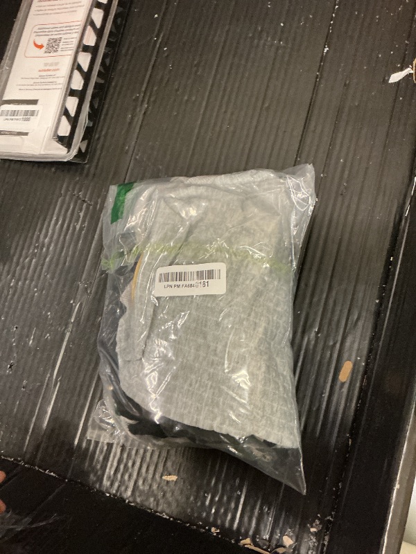 Photo 1 of 2 Pack Dog Hoodie Sweaters for Small Medium Dogs Warm Dog Clothes for Large Dogs Soft Waffle-Like Laminated Sweatshirt Bulldog (Black+Grey, M (Back: 15.5",Chest: 21.6", Neck: 13"))