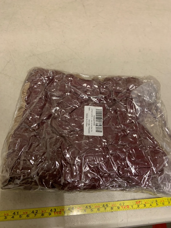 Photo 1 of 2 Pack Dog Hoodie Sweaters for Small Medium Dogs Warm Dog Clothes for Large Dogs Soft Waffle-Like Laminated Sweatshirt Bulldog (Brown+Wine Red, 3XL (Back: 29.5",Chest: 36.5", Neck: 27"))